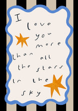 Load image into Gallery viewer, I love you more than all the stars in the sky
