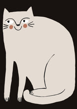 Load image into Gallery viewer, Big Blue Cat Art Print