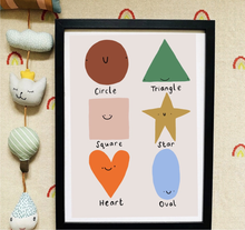 Load image into Gallery viewer, Happy shapes Art Print