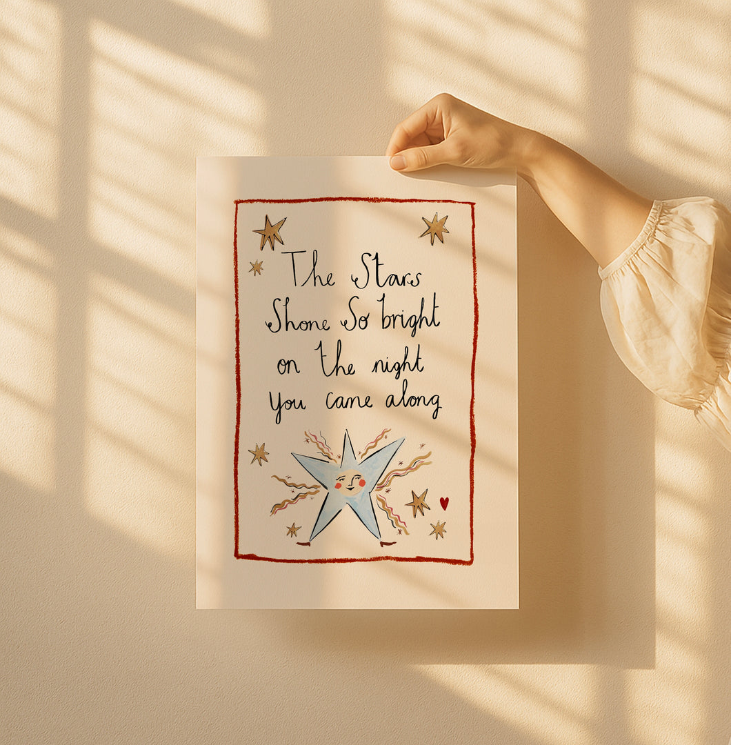 The stars shone so bright