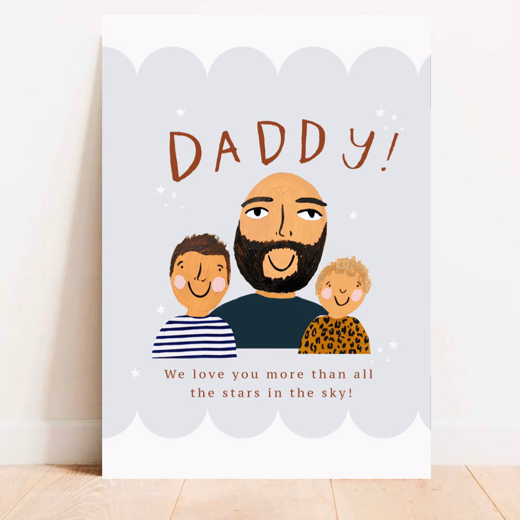 Personalised Fathers Day Print