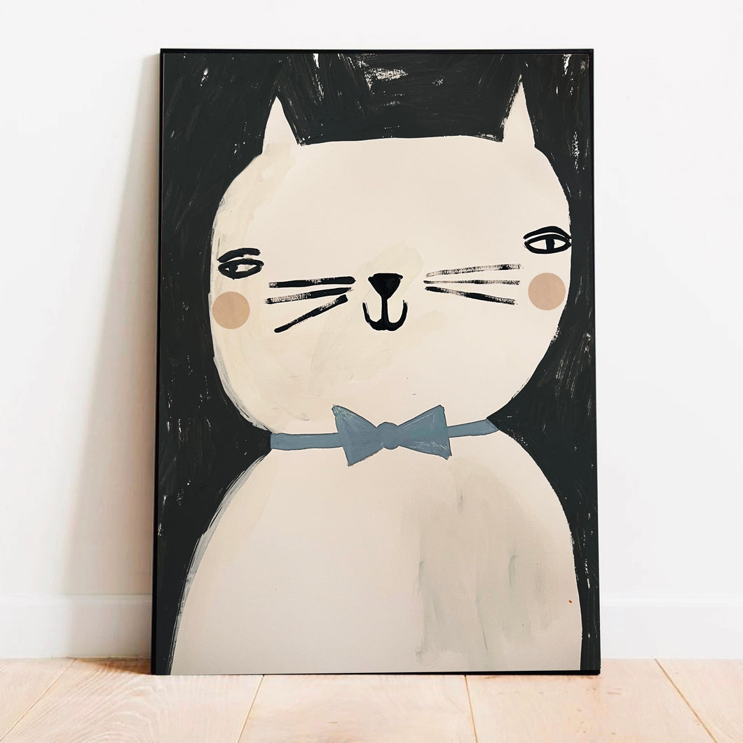 Mr Cat Art Print