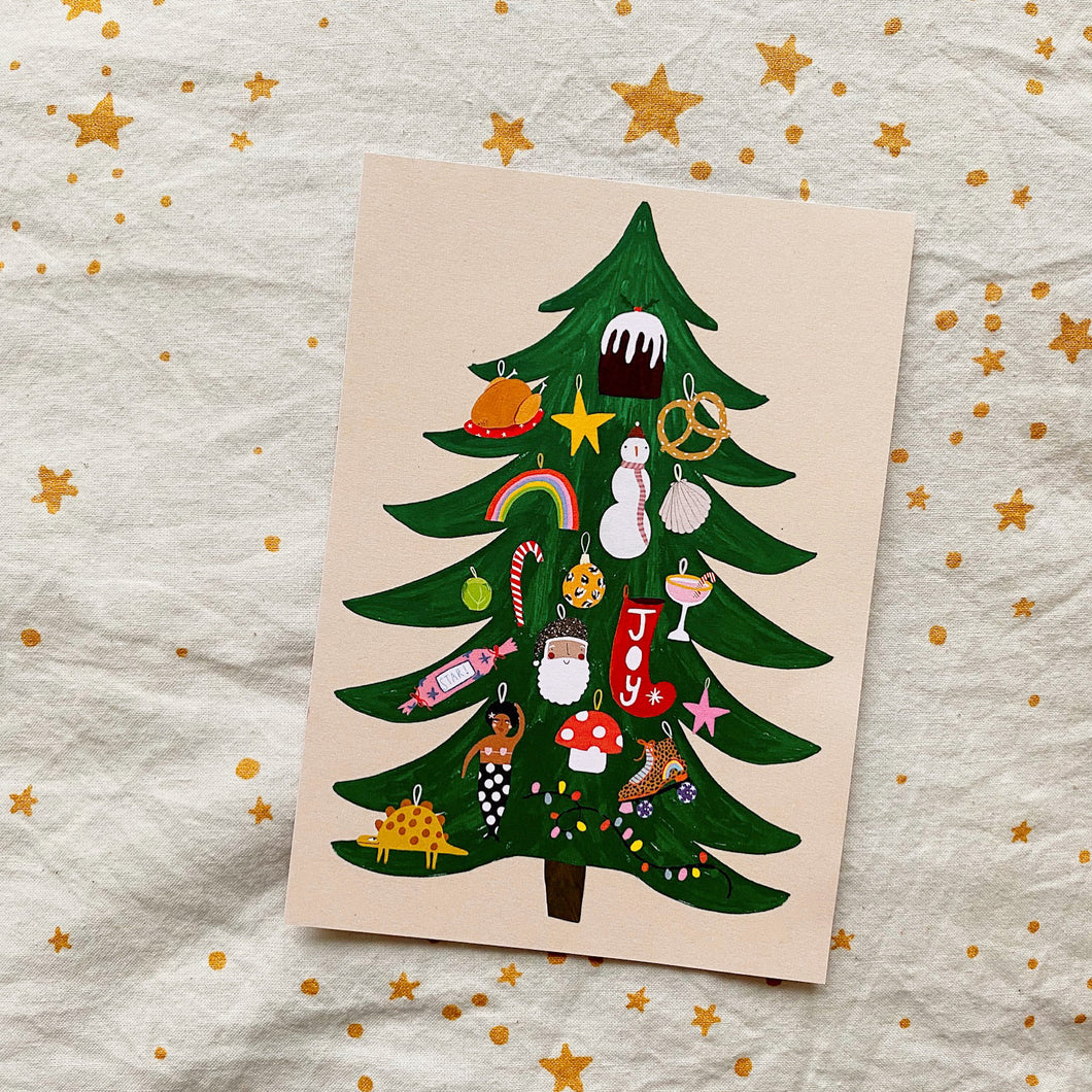 Christmas tree Art print