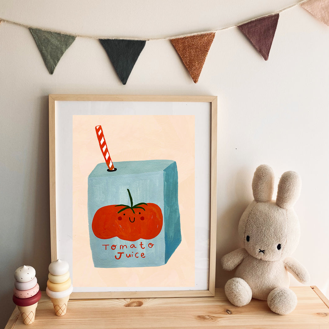 Tomato Juice Art Print