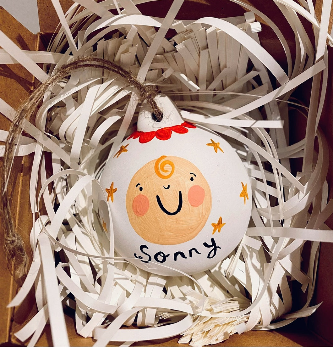 Personalised baubles