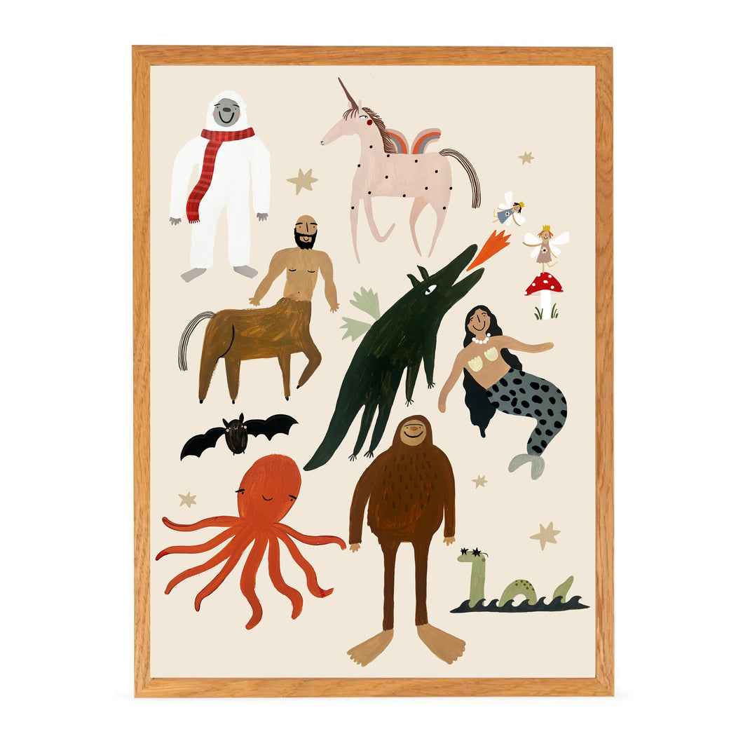 Mythical Creatures Art Print
