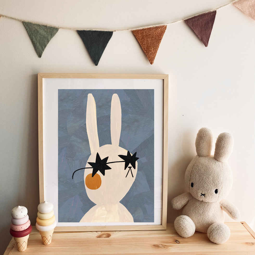 Mr rabbit Art Print – Yaya Studio