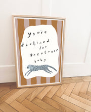 Load image into Gallery viewer, You’re destined for greatness baby Art Print
