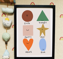 Load image into Gallery viewer, Happy shapes Art Print
