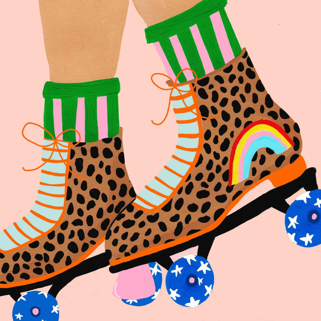 Roll with it art print