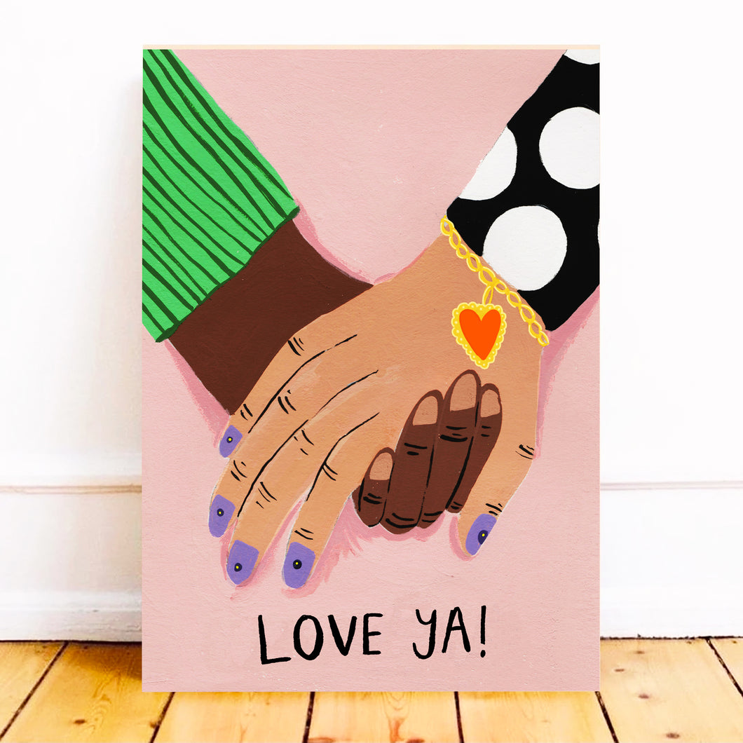 Love ya! Art print