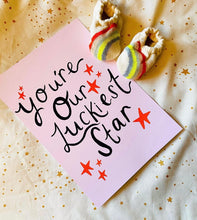 Load image into Gallery viewer, Our lucky star Art Print

