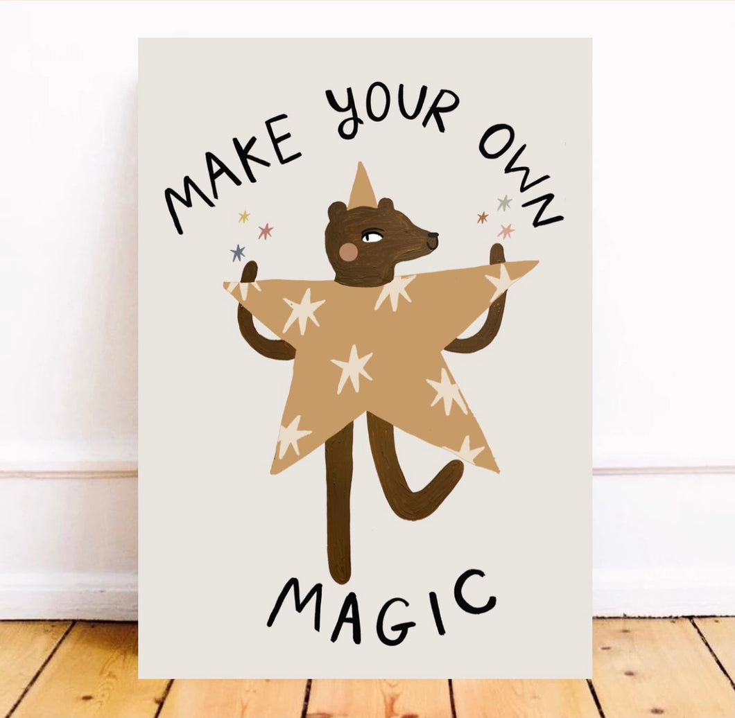 Make your own magic art print