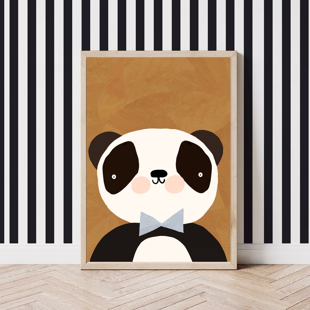 Mr panda Art Print