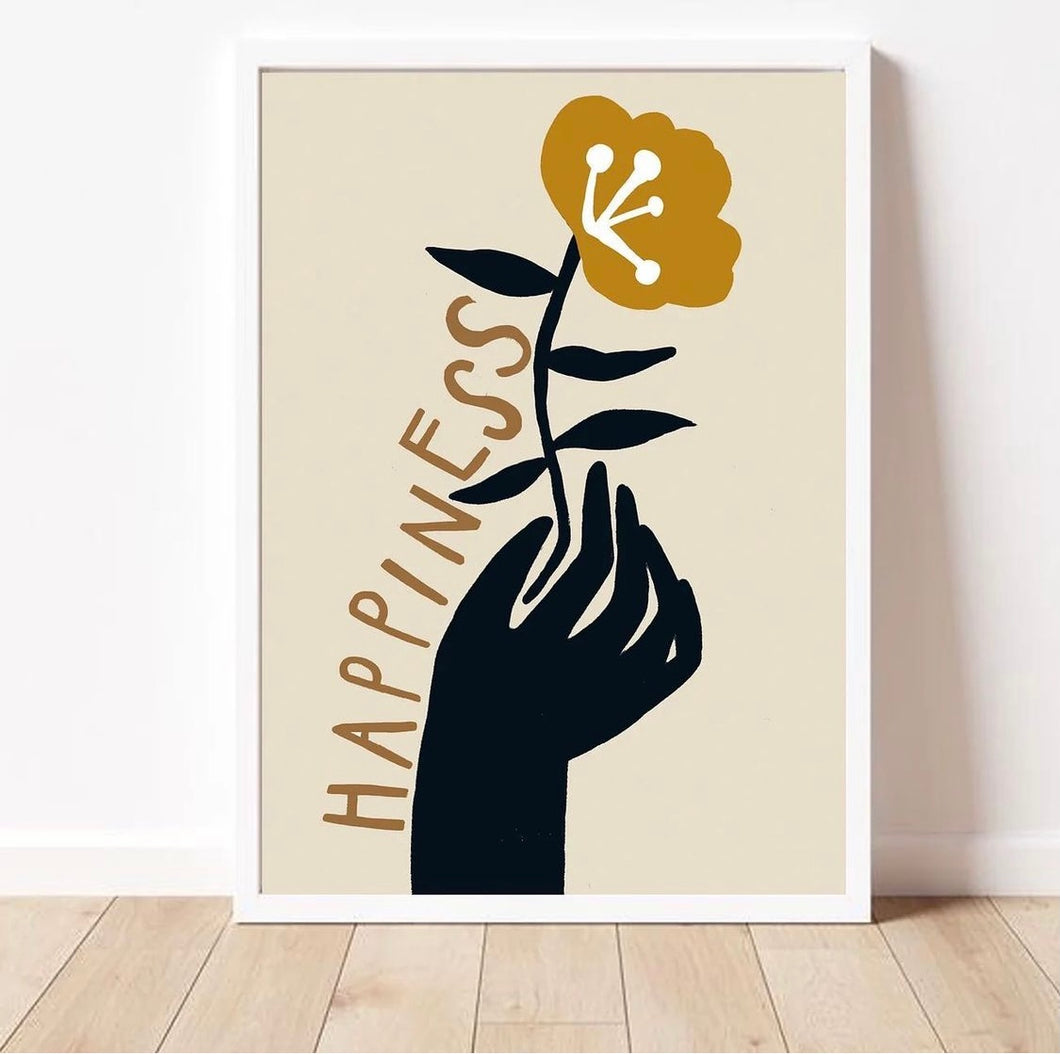 Happiness Art Print