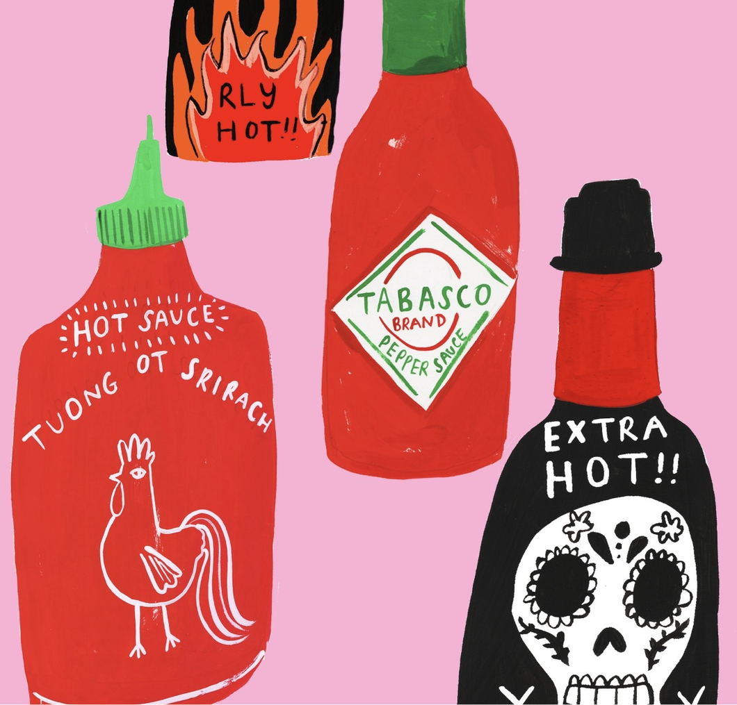 Hot and spicy Art Print