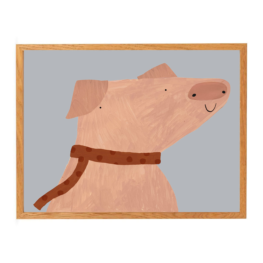 Mr Pig Art Print